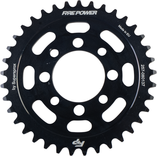 FIRE POWER FPS - 801 - 37 - BLK Rear Steel Sprocket for Kawasaki KLX110 37 Tooth - Kelly Motorsports