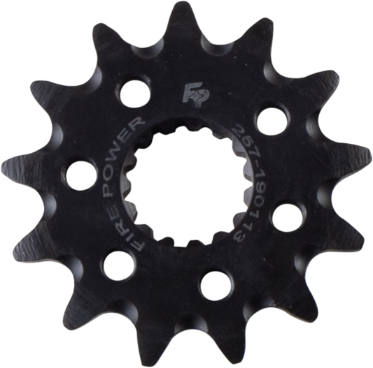 FIRE POWER Front Chain Sprocket Steel 13T for Beta Motorcycle Models (Part Number FPC - 1901 - 13 - 1) - Kelly Motorsports