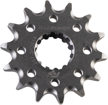 FIRE POWER Front Chain Sprocket Steel 14T for Kawasaki KLX125 (Part No. FPC - 409 - 14 - 1) - Kelly Motorsports