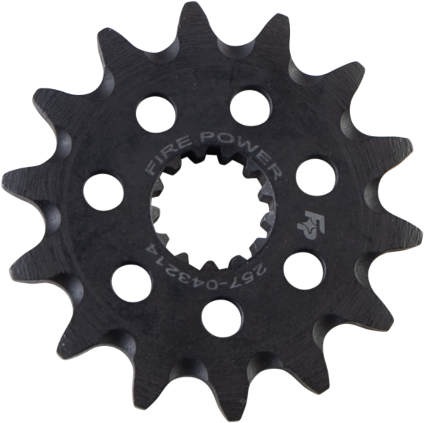 FIRE POWER Front Chain Sprocket Steel 14T for Kawasaki KLX400R and Suzuki LT250R - Kelly Motorsports