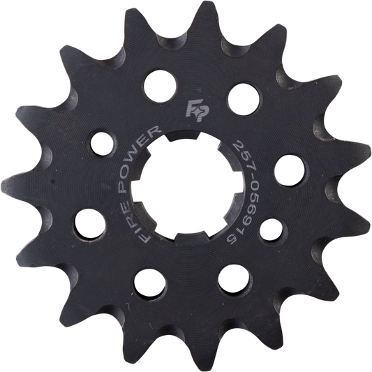 FIRE POWER Front Chain Sprocket Steel 15T for Kawasaki and KX250 Models - Kelly Motorsports