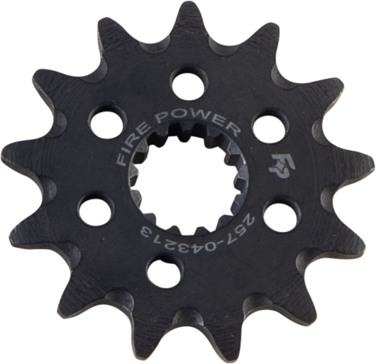 FIRE POWER Front CS Sprocket Steel 13T (Part Number FPC - 432 - 13 - 1) for Kawasaki and Suzuki Off - Road Models - Kelly Motorsports