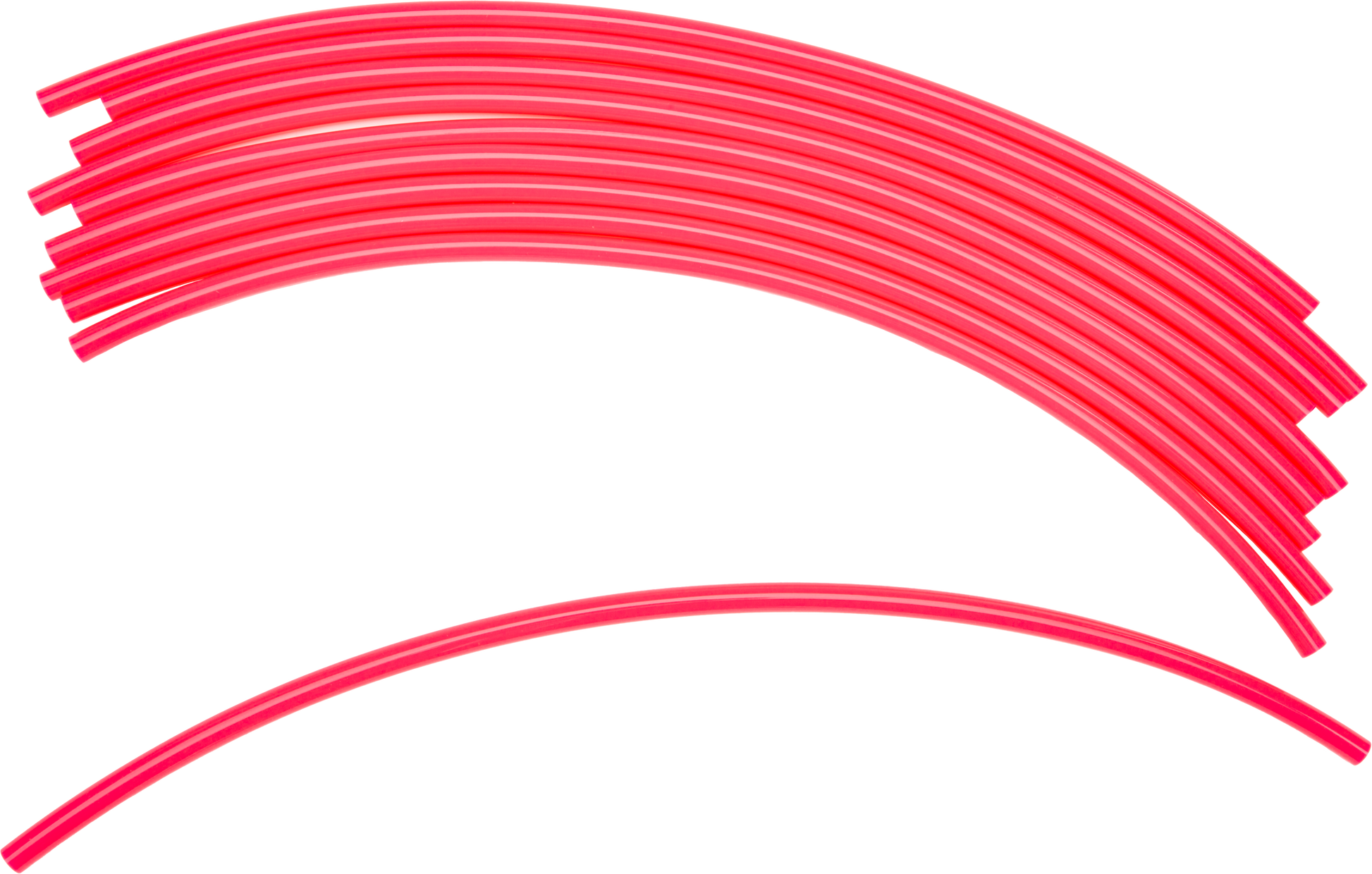 FIRE POWER Gas Cap Vent Hose Pink, 18 - Inch, 10 - Pack - Kelly Motorsports