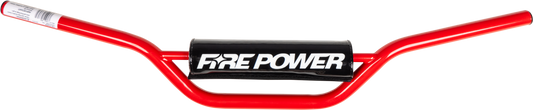Fire Power Handlebar CSC Mini/81 150cc Red – Durable Carbon Steel with Protective End Caps - Kelly Motorsports