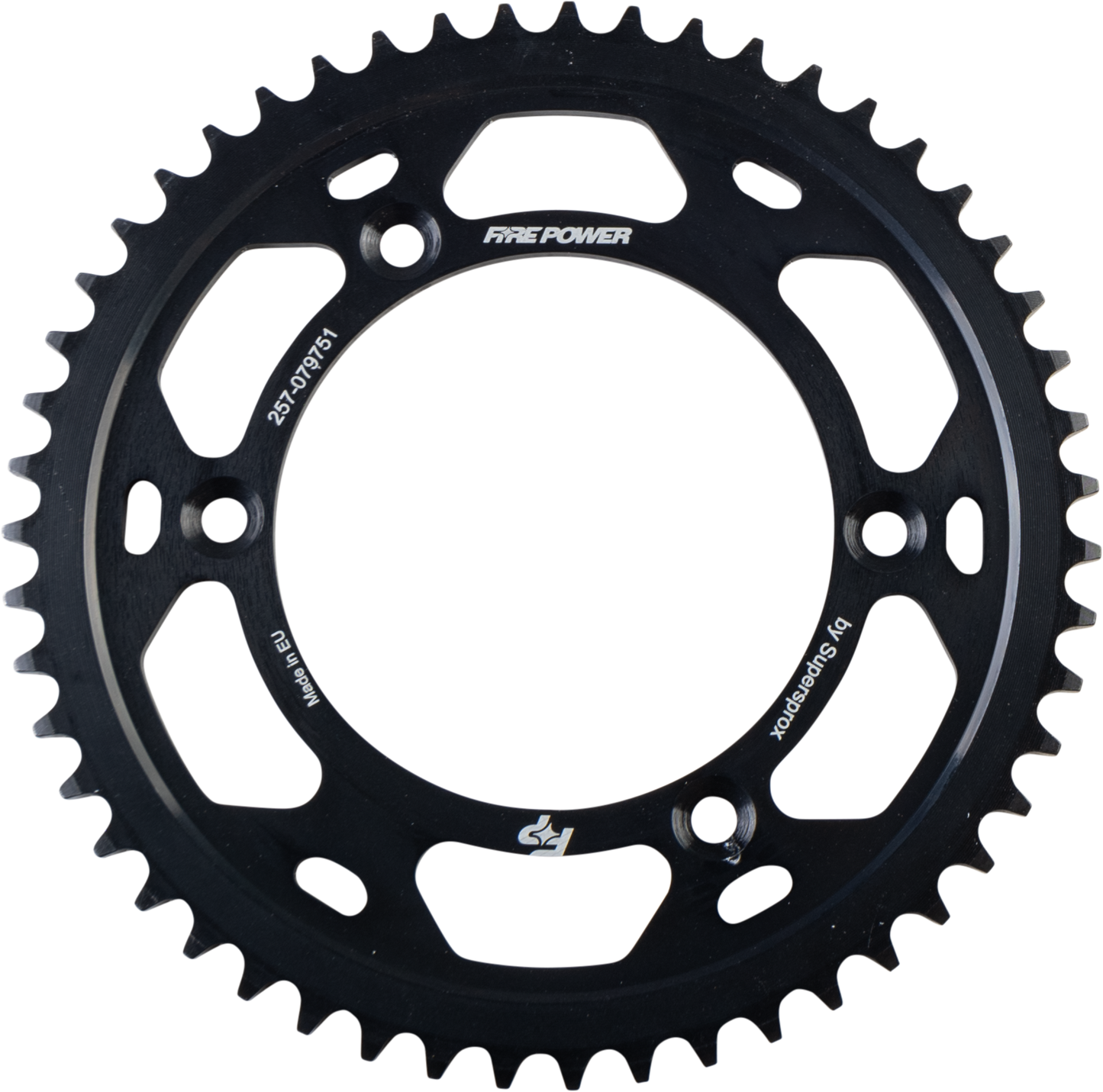 FIRE POWER Kawasaki KLX125 Rear Steel Sprocket 51 Teeth - Model FPS - 797 - 51 - BLK - Kelly Motorsports