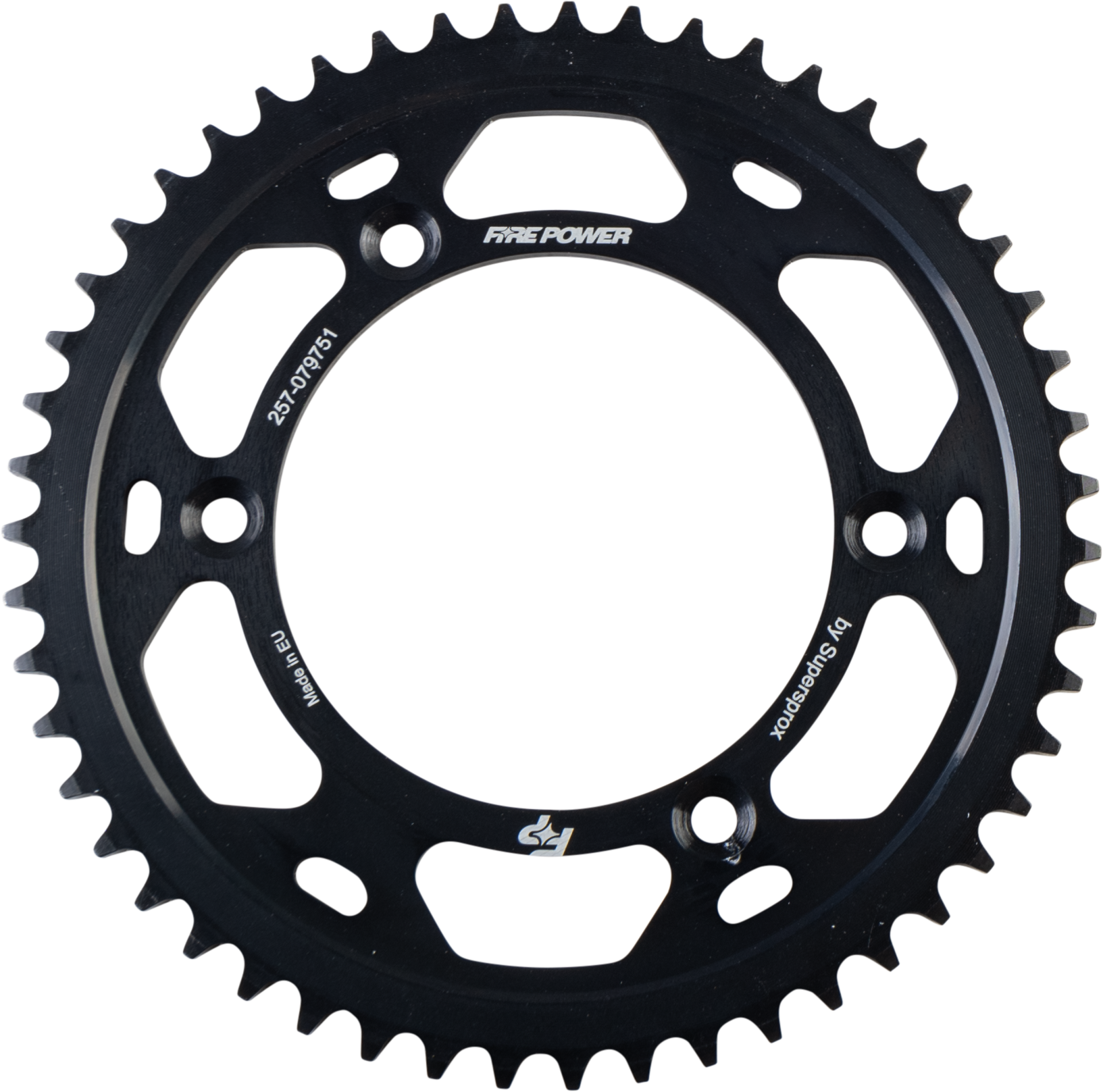 FIRE POWER Kawasaki KLX125 Rear Steel Sprocket 51 Teeth - Model FPS - 797 - 51 - BLK - Kelly Motorsports