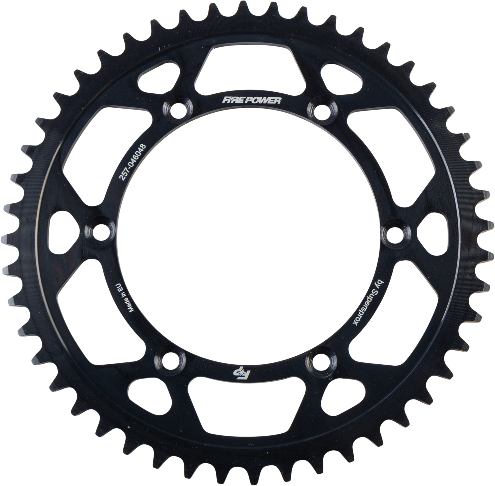 FIRE POWER Kawasaki KLX250S & KX250F Rear Sprocket Steel 48T - Durable Black Finish - Kelly Motorsports