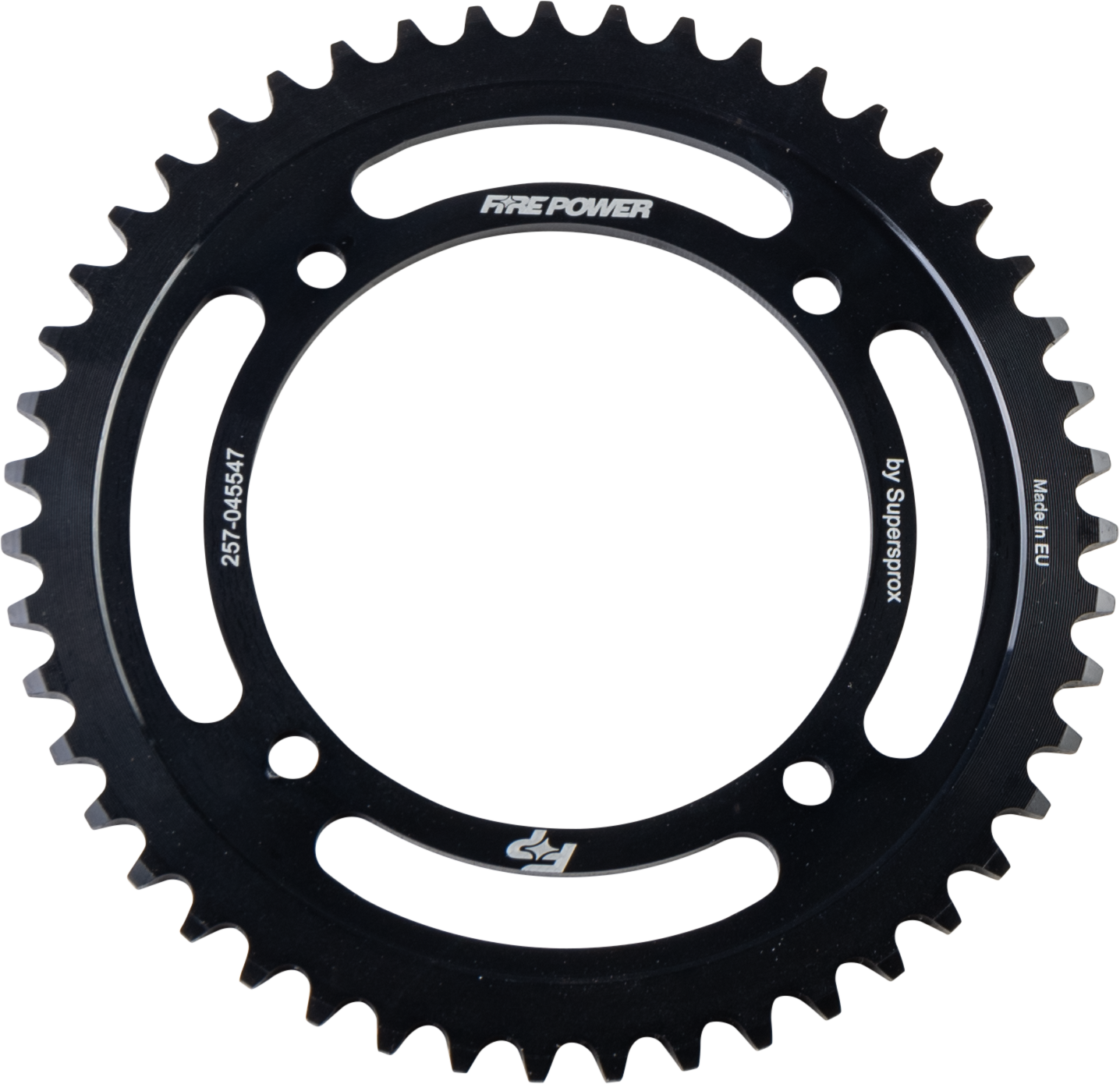 FIRE POWER Kawasaki KX65 Rear Steel Sprocket 47T Black - Durable Off - Road Performance - Kelly Motorsports