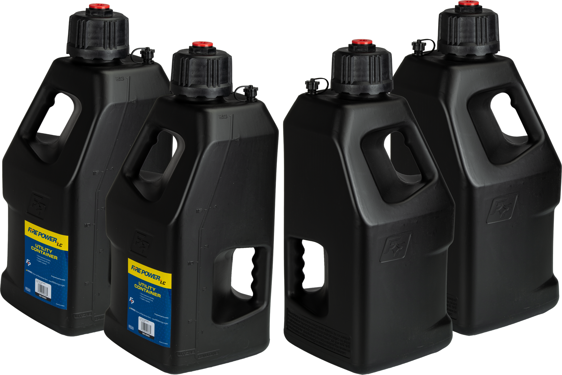 FIRE POWER LC Utility Container Black, 5 Gallon Capacity - Part Number 300 - 00901 - Kelly Motorsports