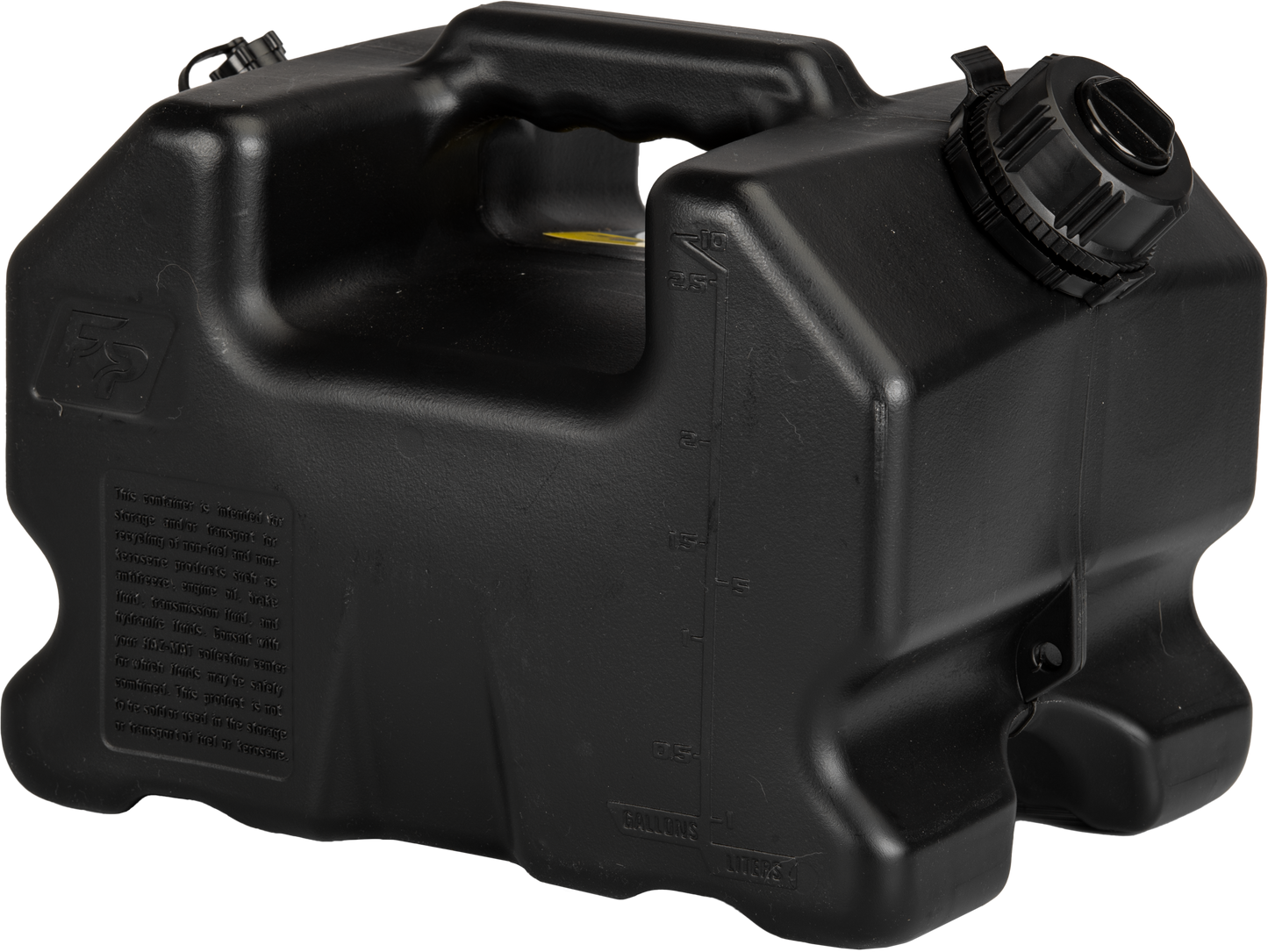 Fire Power LCS Stackable 2.5 Gallon Fuel Container - Black - Kelly Motorsports