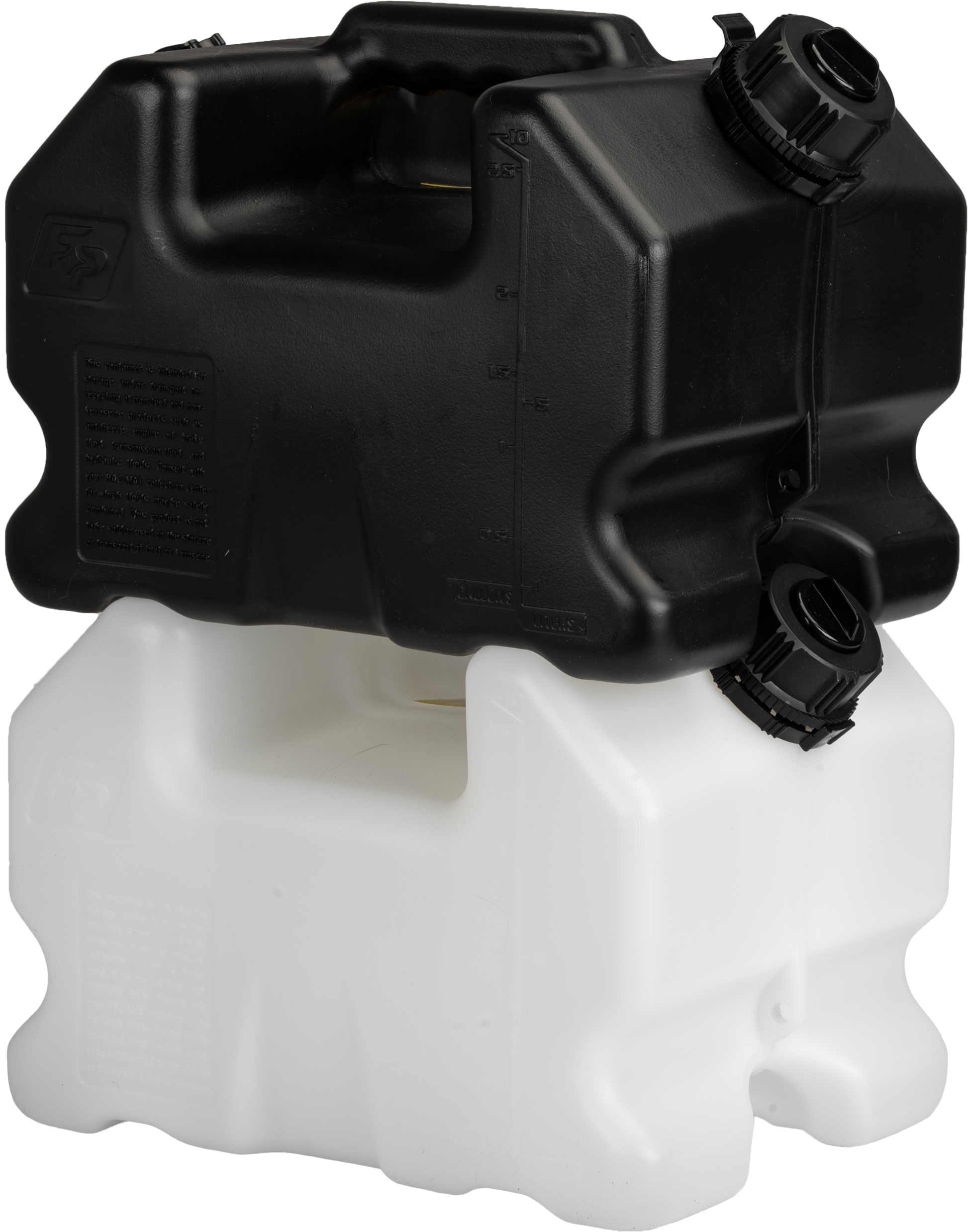 Fire Power LCS Stackable 2.5 Gallon Fuel Container - Black - Kelly Motorsports