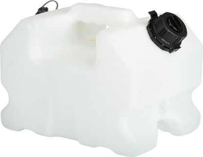 FIRE POWER Lcs Stackable Container 2.5 Gallon White - Compact Motorcycle Storage Solution - Kelly Motorsports