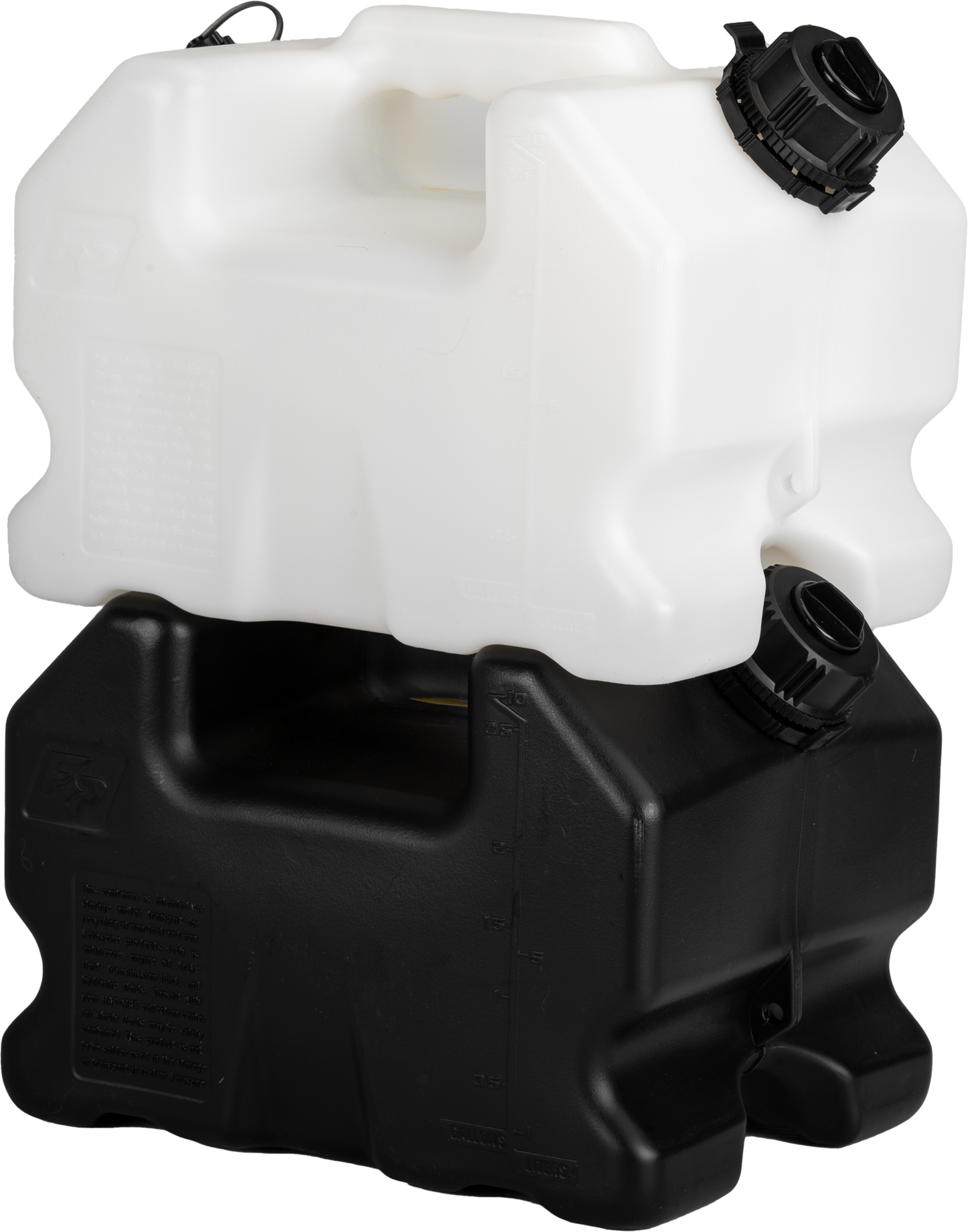 FIRE POWER Lcs Stackable Container 2.5 Gallon White - Compact Motorcycle Storage Solution - Kelly Motorsports