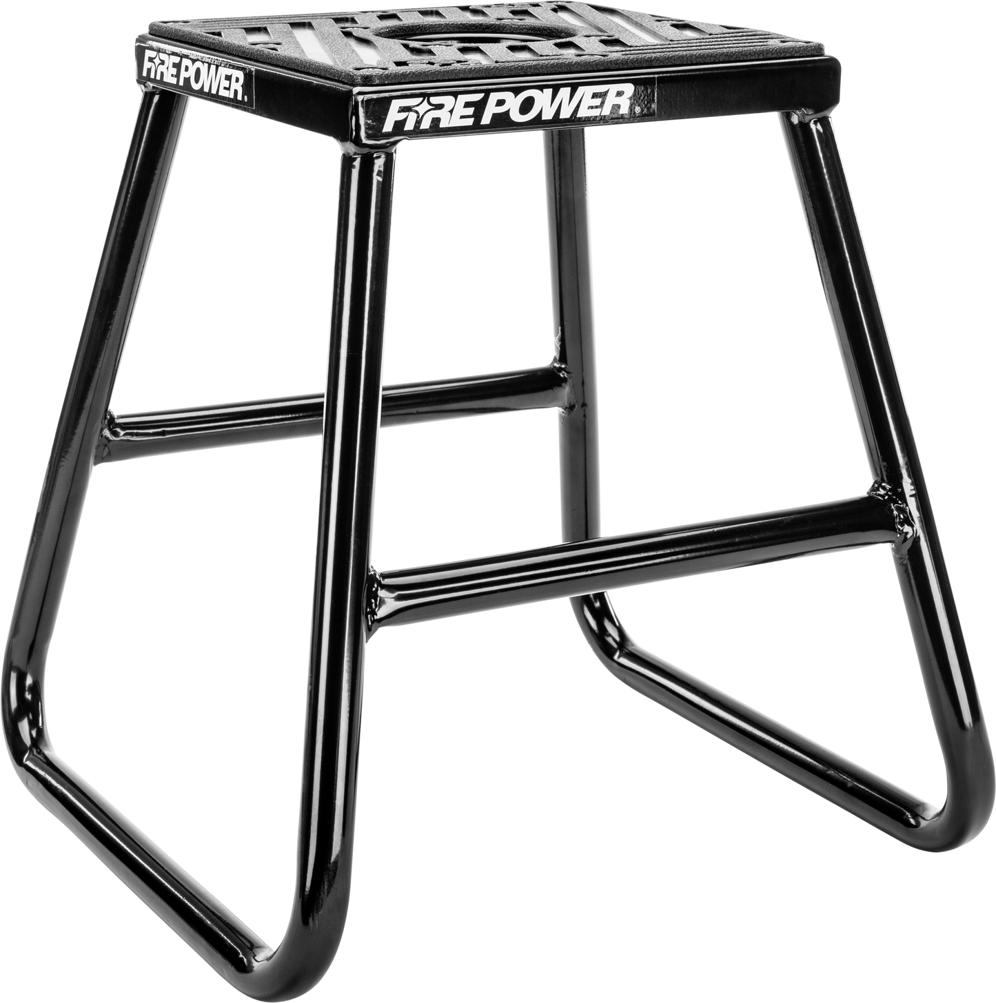 FIRE POWER Moto Stand Black with Part Number 61 - 0800 – Heavy - Duty Steel Support for Off - Road Bikes - Kelly Motorsports