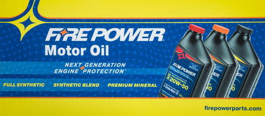 Fire Power Oil Display Sign - 99 - 8500 - Kelly Motorsports
