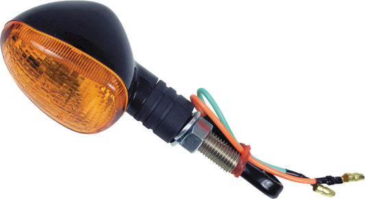 Fire Power Oval Marker Light Rear Black - Part 01100251 - Kelly Motorsports