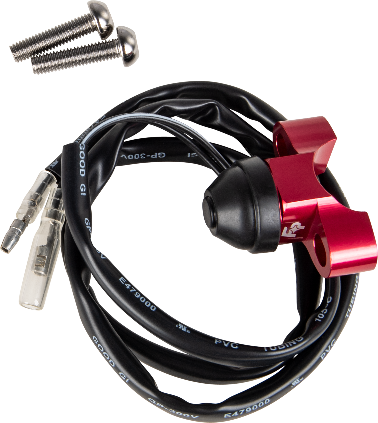 FIRE POWER Perch Mount Kill Switch Space Saver Red for Magura Clutch Master Cylinders - Kelly Motorsports