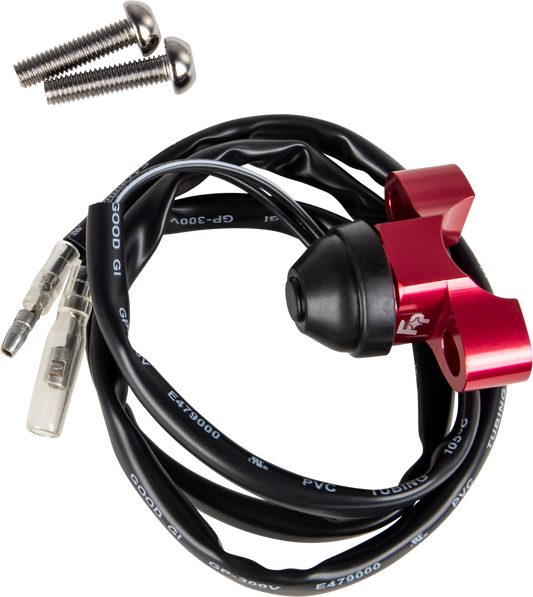 FIRE POWER Perch Mount Kill Switch Space Saver Red for Magura Clutch Master Cylinders - Kelly Motorsports