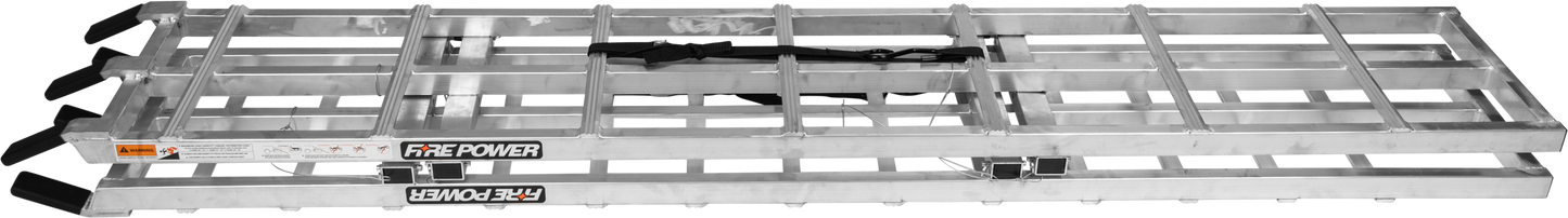 Fire Power PR - 38A Adjustable Folding Ramp - 79 Inch x 57 Inch Portable Loading Solution - Kelly Motorsports
