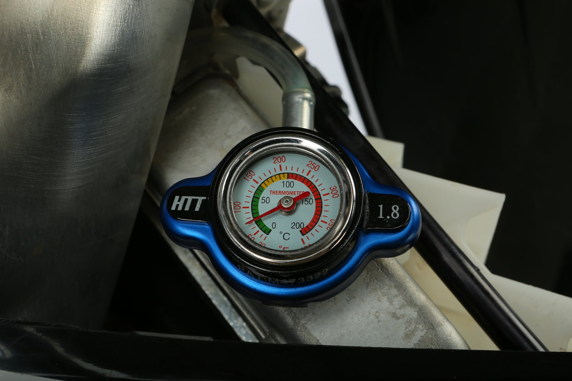 FIRE POWER Radiator Cap with Temperature Gauge for KTM and Husqvarna Models (Part 012314524) - Kelly Motorsports