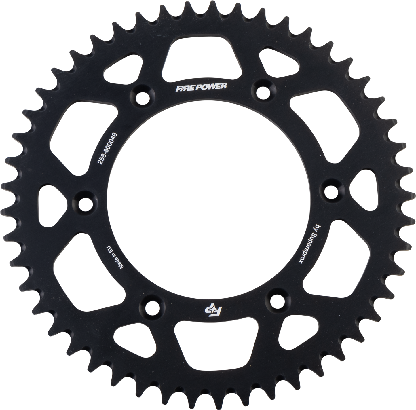 FIRE POWER Rear Sprocket Aluminum 49T for Beta 430 RS, 500 RS, 390 RR, 430 RR, 300 Xtrainer - Kelly Motorsports