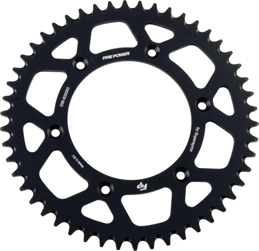 Fire Power Rear Sprocket Aluminum 50T for Beta Motorcycles - Part FPA - 8000 - 50 - BLK - Kelly Motorsports