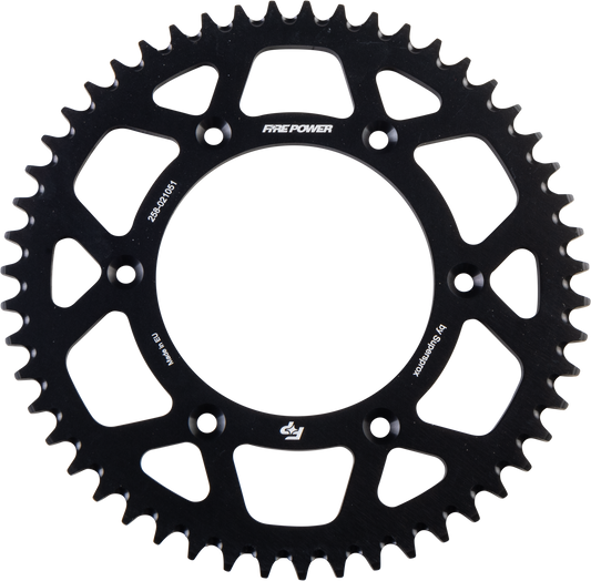 FIRE POWER Rear Sprocket Aluminum 51T for Honda CRF450RX and CR500R - Kelly Motorsports
