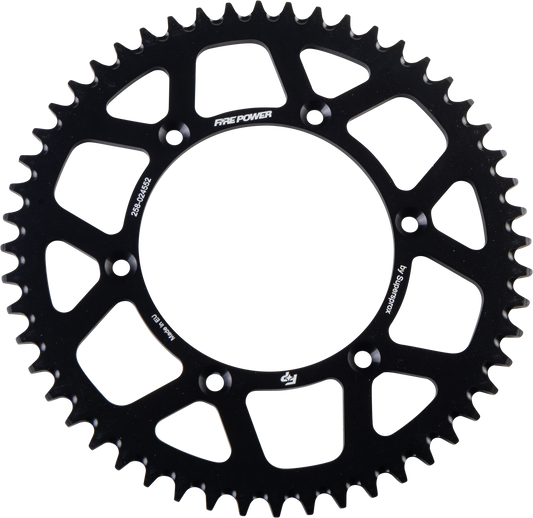 FIRE POWER Rear Sprocket Aluminum 52T Black for Enhanced Performance - Kelly Motorsports