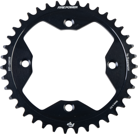 FIRE POWER Rear Sprocket Steel 39T Black for Honda ATV Models - Durable and Corrosion - Resistant - Kelly Motorsports