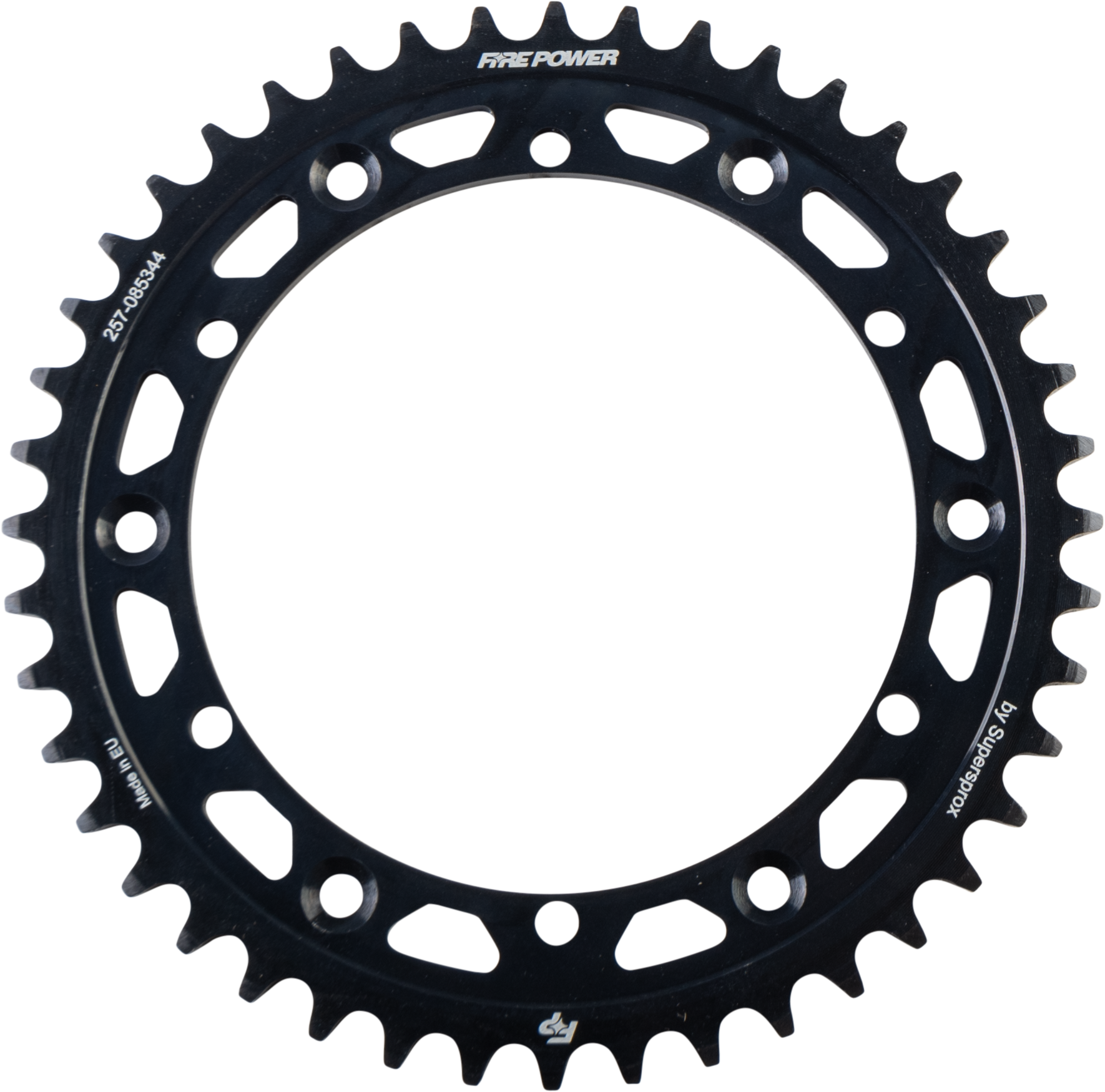 FIRE POWER Rear Sprocket Steel 44T for Yamaha YFS200 Blaster - Black - Kelly Motorsports