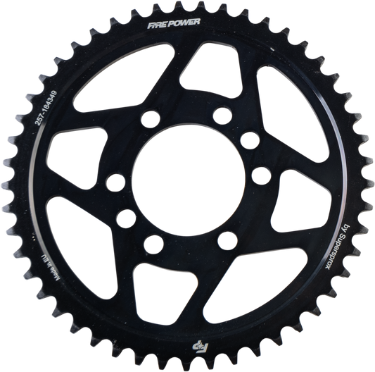 FIRE POWER Rear Sprocket Steel 49T Black - Durable Off - Road Gear - Kelly Motorsports