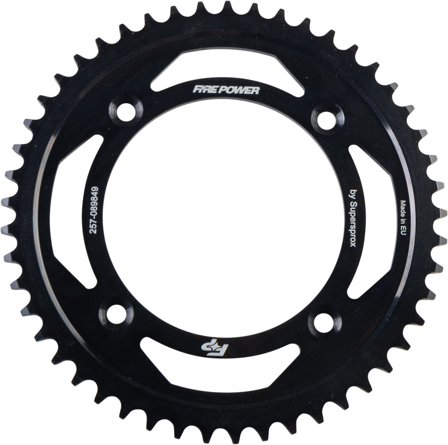 FIRE POWER Rear Sprocket Steel 49T Black for Gas - Gas MC 85 (2021 - 2024) - Kelly Motorsports