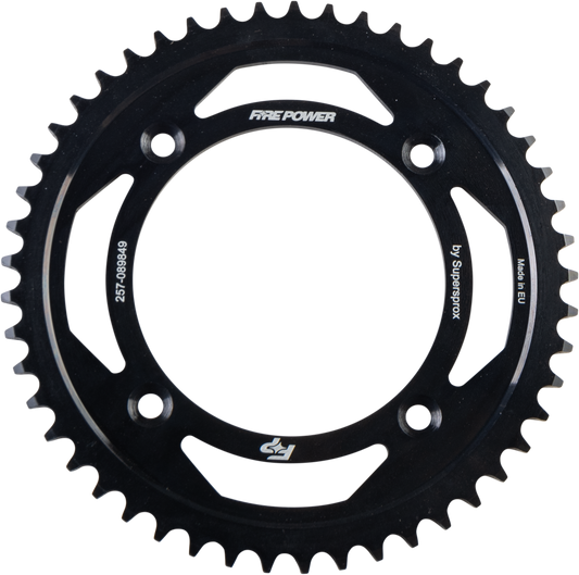 FIRE POWER Rear Sprocket Steel 49T Black for Gas - Gas MC 85 (2021 - 2024) - Kelly Motorsports