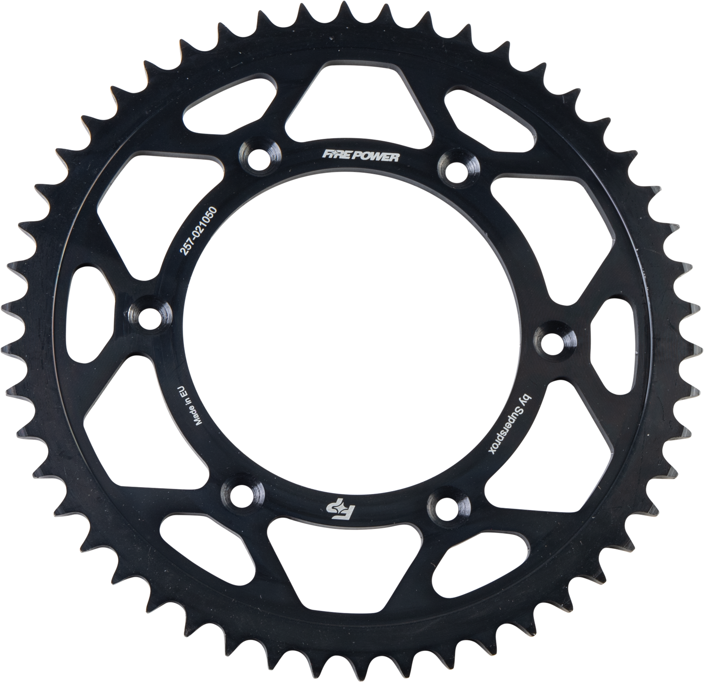 FIRE POWER Rear Sprocket Steel 50T Black for Honda CRF450RX and CR500R - Kelly Motorsports