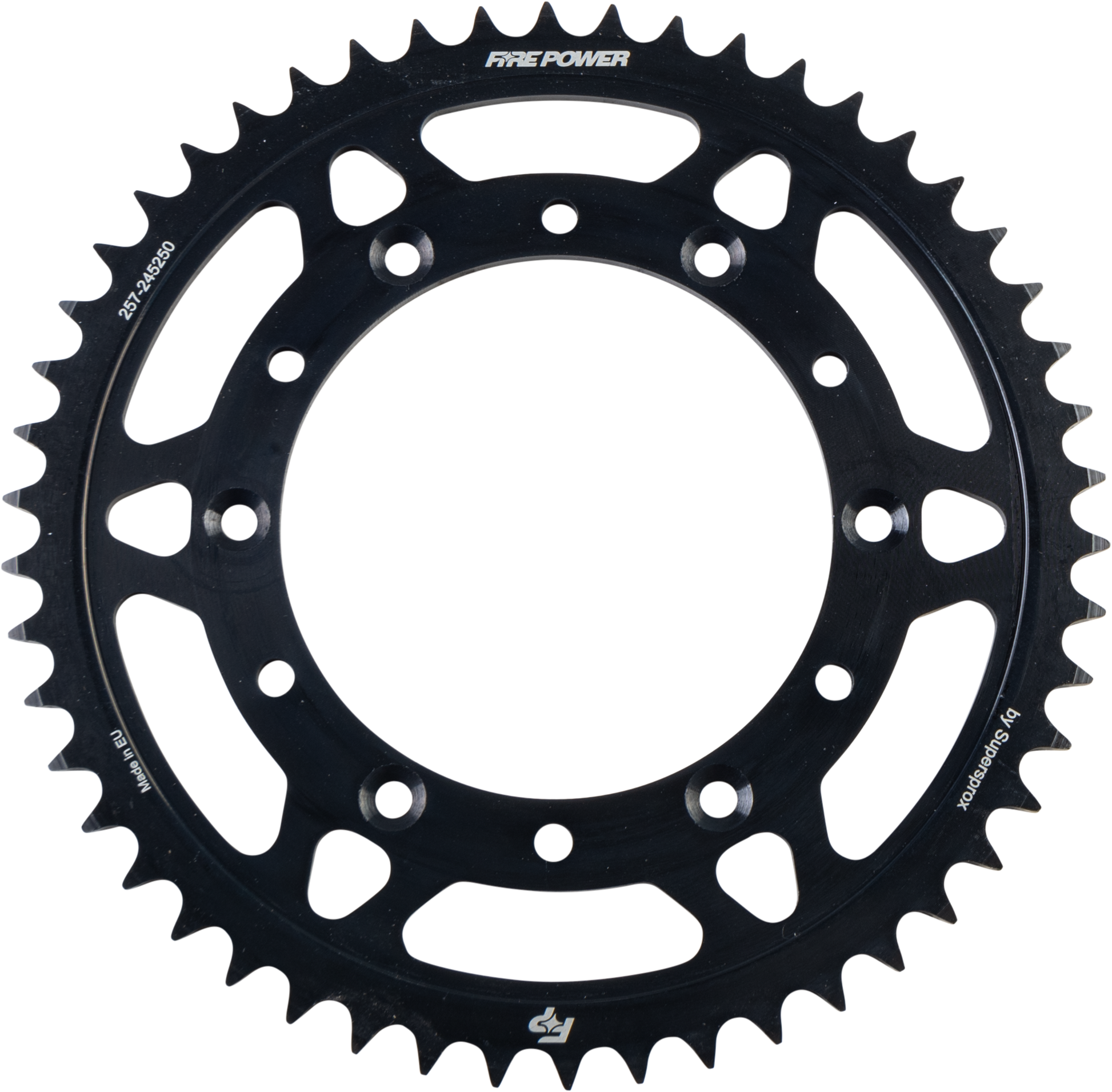 FIRE POWER Rear Sprocket Steel 50T Black for Honda XR200R (1984 - 1994) - Kelly Motorsports