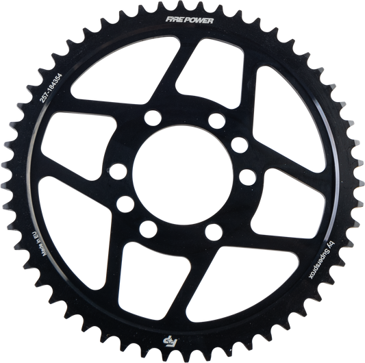 FIRE POWER Rear Sprocket Steel 54T Black - Durable Off - Road Motorcycle Part - Kelly Motorsports