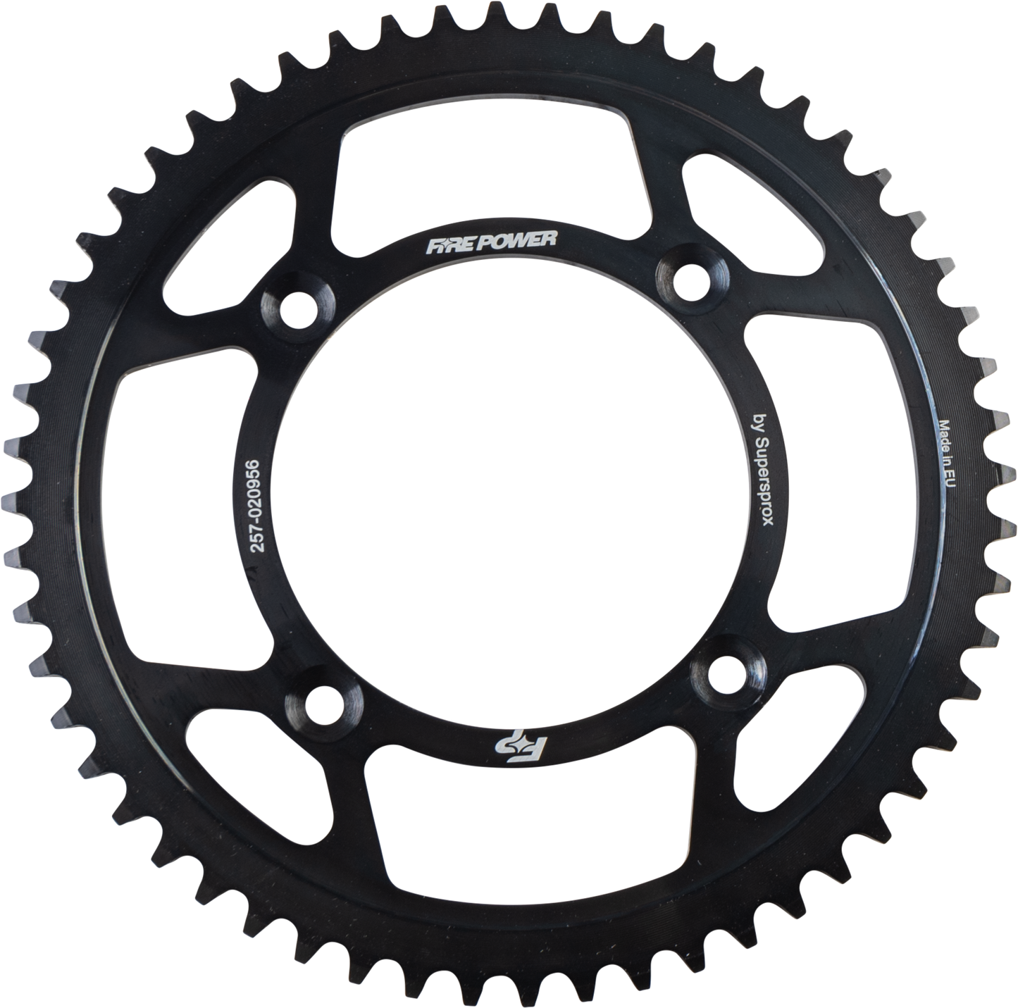 FIRE POWER Rear Sprocket Steel 56T for Honda CR80R and CRF150R - Durable Black Finish - Kelly Motorsports