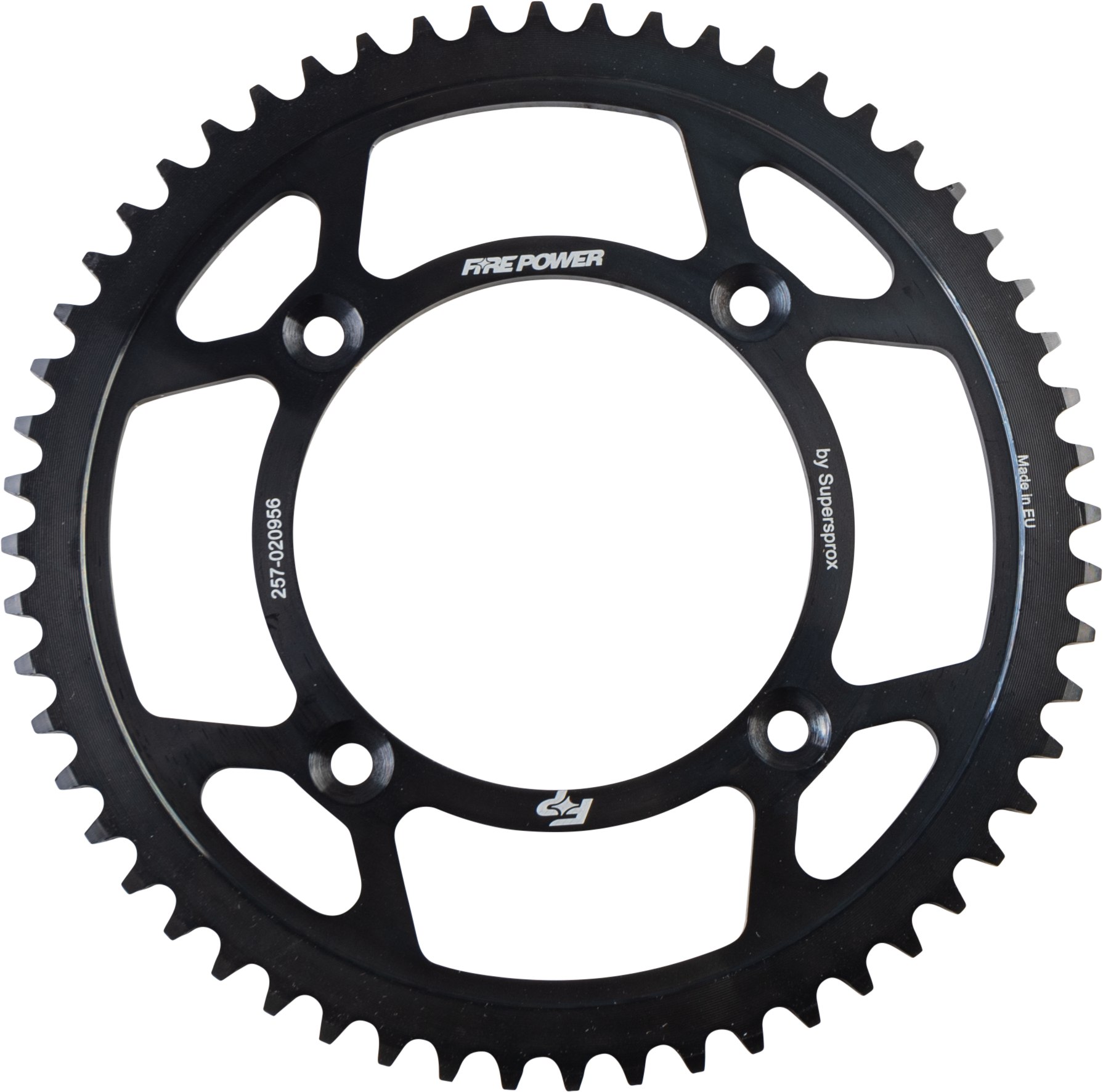 FIRE POWER Rear Sprocket Steel 56T for Honda CR80R and CRF150R - Durable Black Finish - Kelly Motorsports