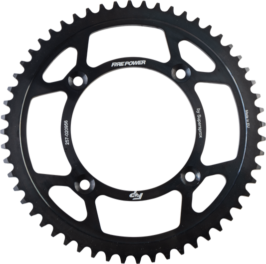 FIRE POWER Rear Sprocket Steel 56T for Honda CR80R and CRF150R - Durable Black Finish - Kelly Motorsports