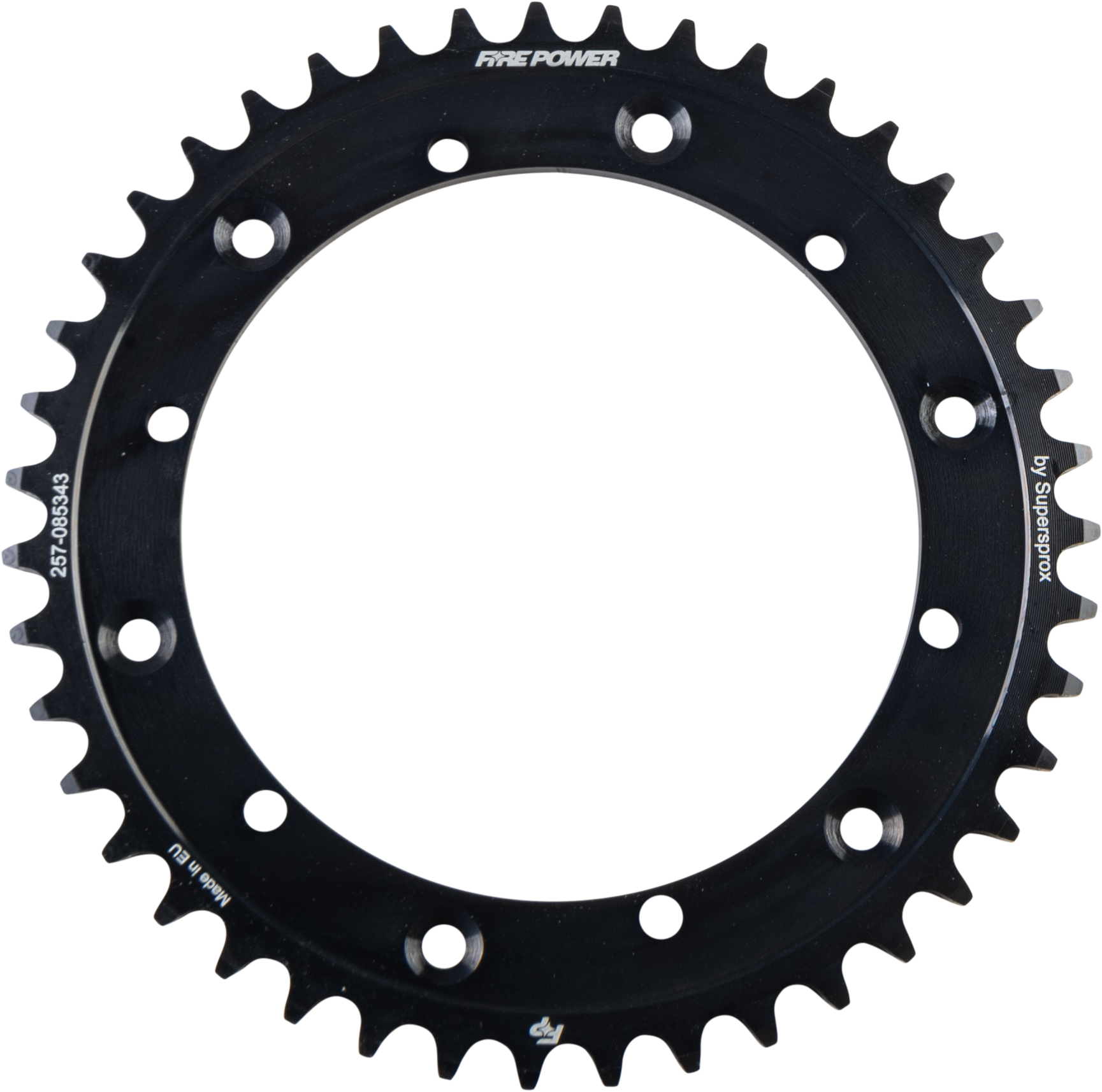 Fire Power Rear Steel Sprocket 43T for Yamaha YFS200 Blaster (Part Number FPS - 853 - 43 - BLK) - Kelly Motorsports