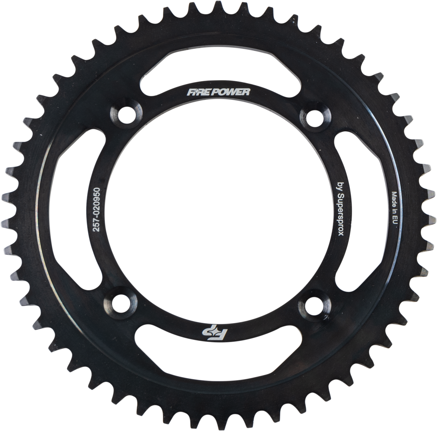 FIRE POWER Rear Steel Sprocket 50T for Honda CR80RB and CRF150R - Durable Black Finish - Kelly Motorsports