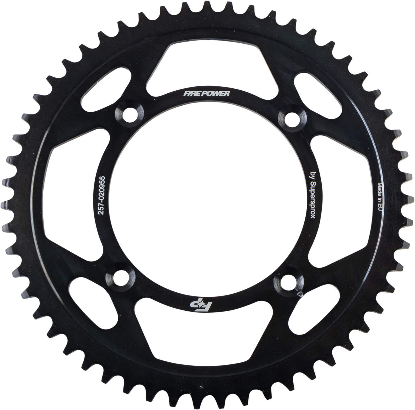 FIRE POWER Rear Steel Sprocket 55T for Honda CR80RB & CRF150R - Durable Black Finish - Kelly Motorsports
