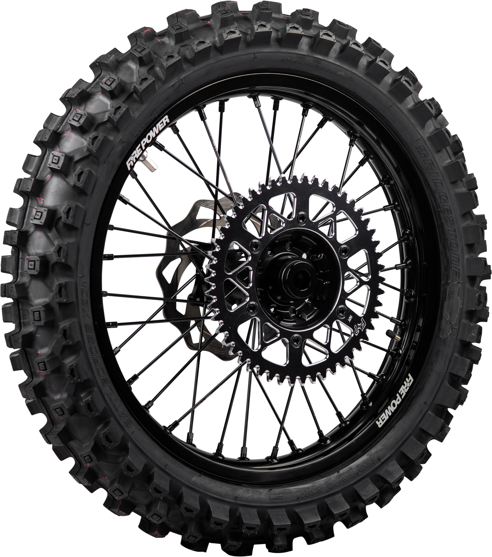 Fire Power Rear Wheel 2.15 x 18 inches for KTM, Gas, Husqvarna - Part 568 - 6518 - 0000 - Kelly Motorsports