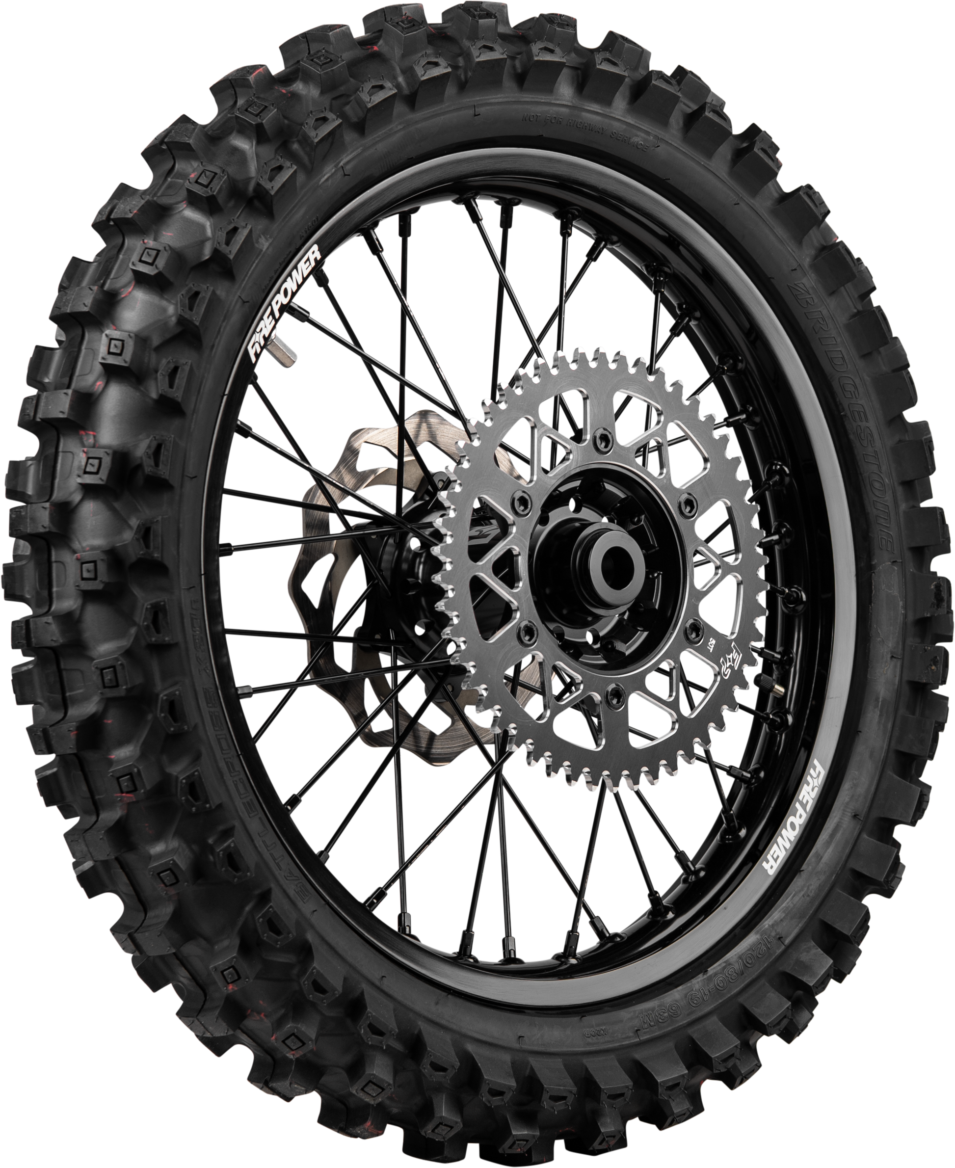 Fire Power Rear Wheel 2.15 x 18 inches for KTM, Gas, Husqvarna - Part 568 - 6518 - 0000 - Kelly Motorsports
