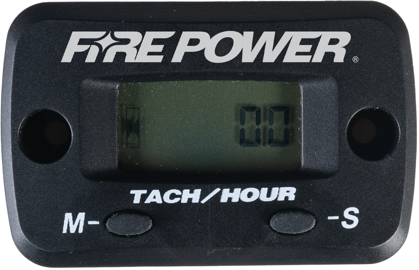 FIRE POWER RL - HM068 Hour Meter and Tachometer for 2 and 4 Cycle Engines - Kelly Motorsports