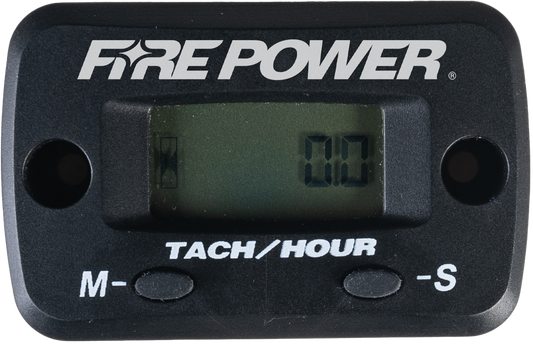 FIRE POWER RL - HM068 Hour Meter and Tachometer for 2 and 4 Cycle Engines - Kelly Motorsports