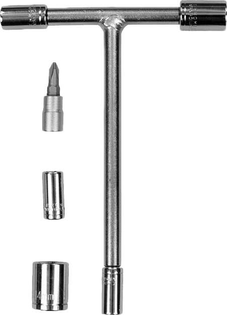 FIRE POWER T Handle Trail Tool with 1/4 - inch Drive and Multi - Size Sockets - Part 0607116 - Kelly Motorsports