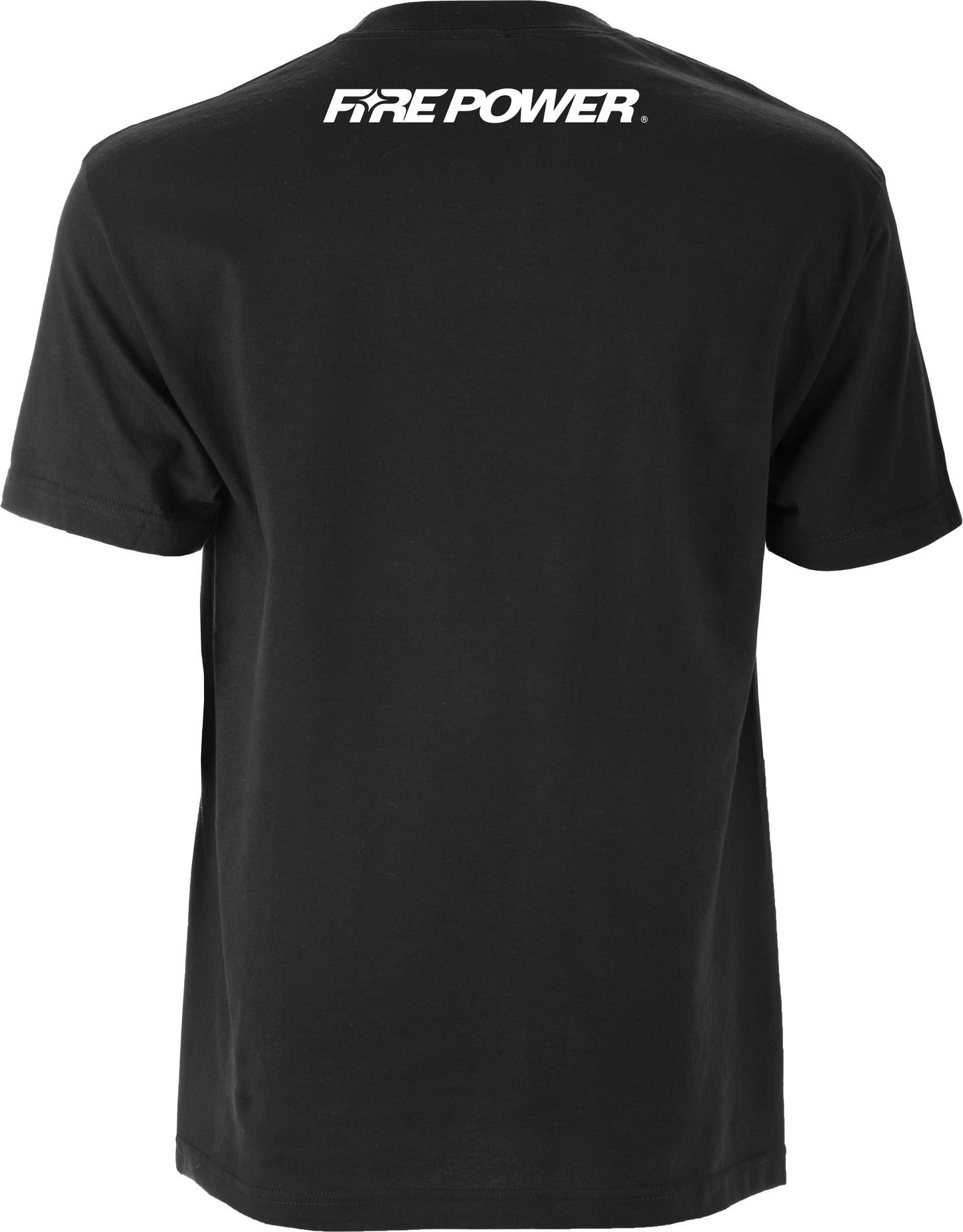 Fire Power Tee Black 2X by Fire Power - Comfortable and Durable Crew Neck T-Shirt - Kelly Motorsports