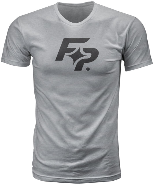 Fire Power Tee Grey Heather Small - Comfortable and Durable Men's T-Shirt - Kelly Motorsports