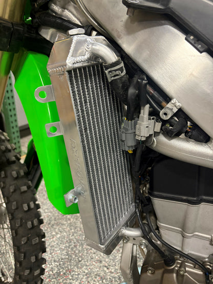 FIRE POWER TRS - R - 140L Left Radiator for Kawasaki – High - Performance Aluminum Replacement - Kelly Motorsports
